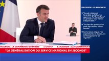 Emmanuel Macron : «Les polémiques du moment ne doivent pas nous faire quitter l'axe qui est le nôtre : la réussite de nos enfants et une école forte»