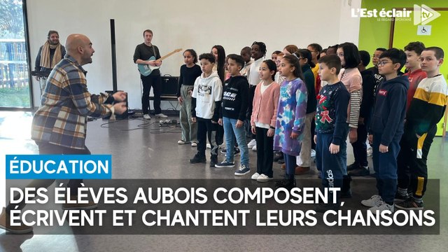 Des élèves aubois composent, écrivent et chantent leurs chansons