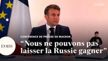 Macron maintient la pression sur Poutine et la Russie lors de sa conférence de presse