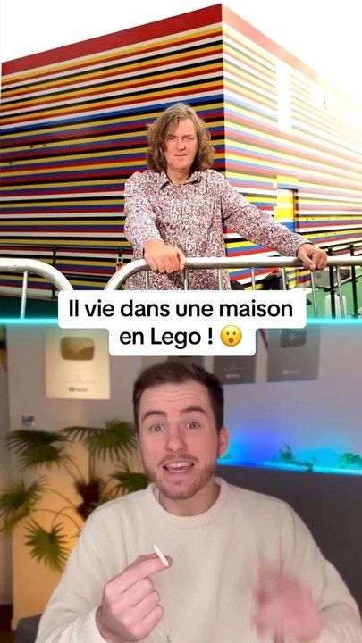 Il vie dans une maison en LEGO ! 
