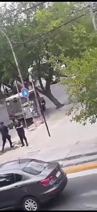 Accidente entre dos camiones de caudales