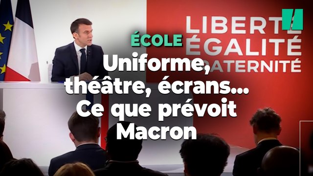 Les annonces de Macron sur l’école
