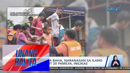 Abot-dibdib na baha, naranasan sa ilang lugar; Mahigit 20 pamilya, inilikas | UB