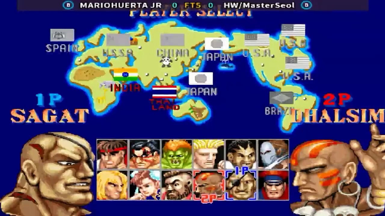 MarioHuerta Jr Vs HW MasterSeol - Street Fighter II' Champion Edition - FT5