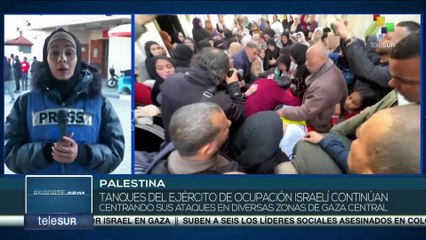 Población civil se refugia en Gaza central tras retirada de tanques israelíes