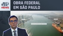 Túnel submerso Santos-Guarujá será financiado por Parceria Público-Privada; Vilela analisa