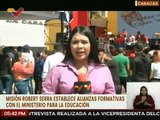 Caracas | Misión Robert Serra fortalece las alianzas de formación con el Ministerio de Educación