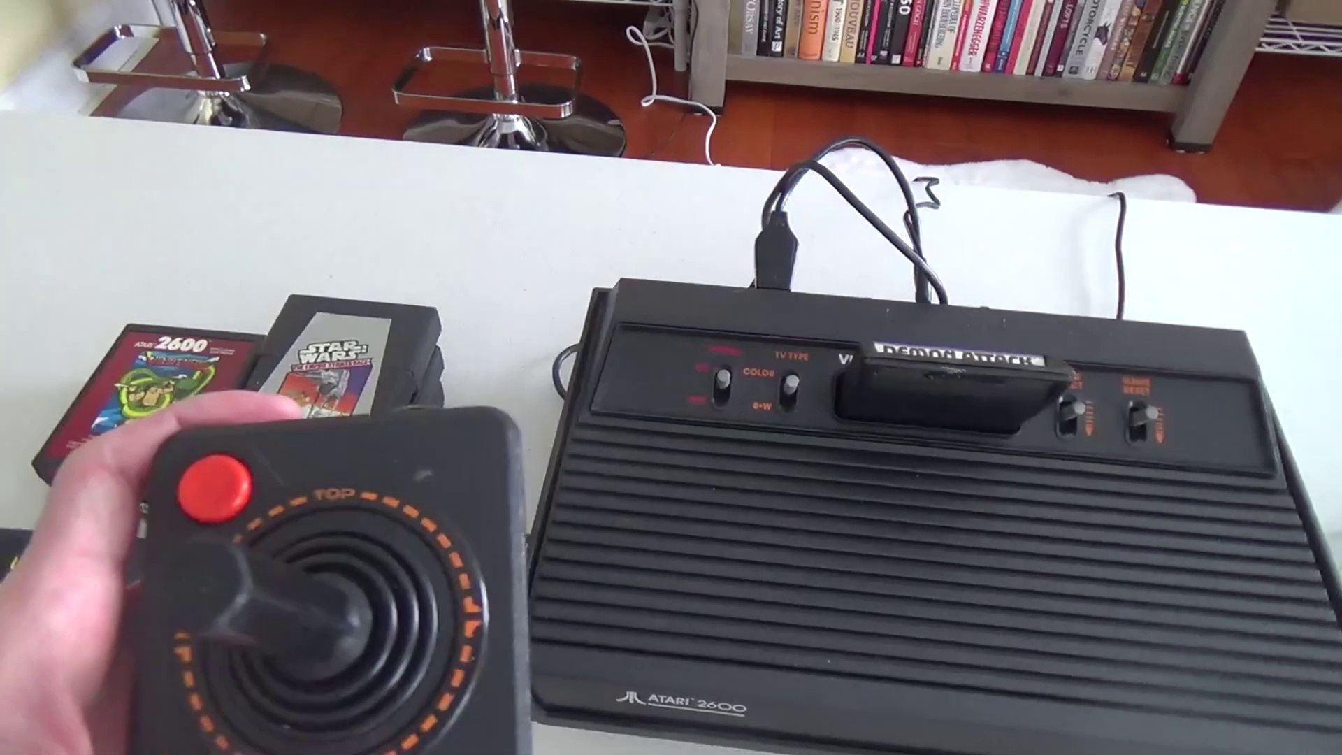 ATARI 2600 DARTH VADER CONSOLE REVIEW RETRO GAMING ATARI VADER CONSOLE CLASSIC GAMES REVIEWS