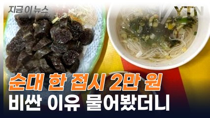 찰순대라 한 접시에 2만 원?...'홍천 꽁꽁축제' 바가지 논란 [지금이뉴스]  / YTN