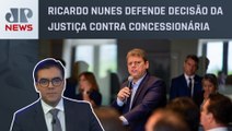 Tarcísio de Freitas põe em dúvida renovação de concessão da Enel; Cristiano Vilela comenta