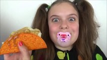 Bad Baby Taco Challenge Taste Test Spaghetti Pizza Hot Dog Tacos