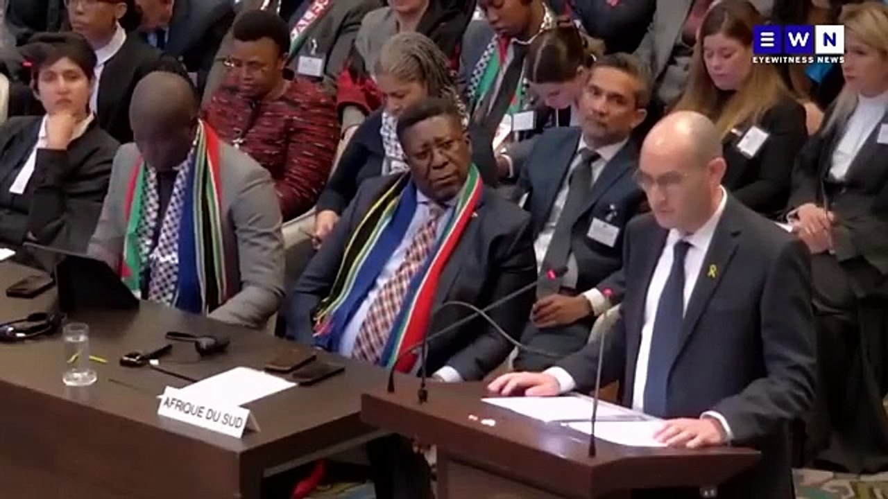 Israel responds to South Africas genocide case at the International Court of Justice