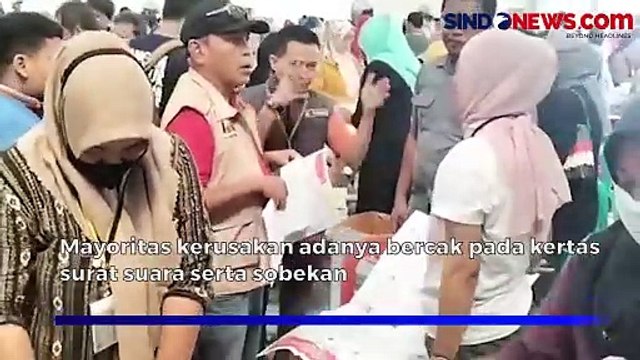 Bawaslu Provinsi Jabar Temukan Ribuan Kertas Surat Suara Pemilu 2024 Rusak