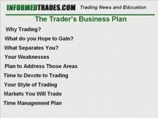 20 Components of a Successful Trading Plan