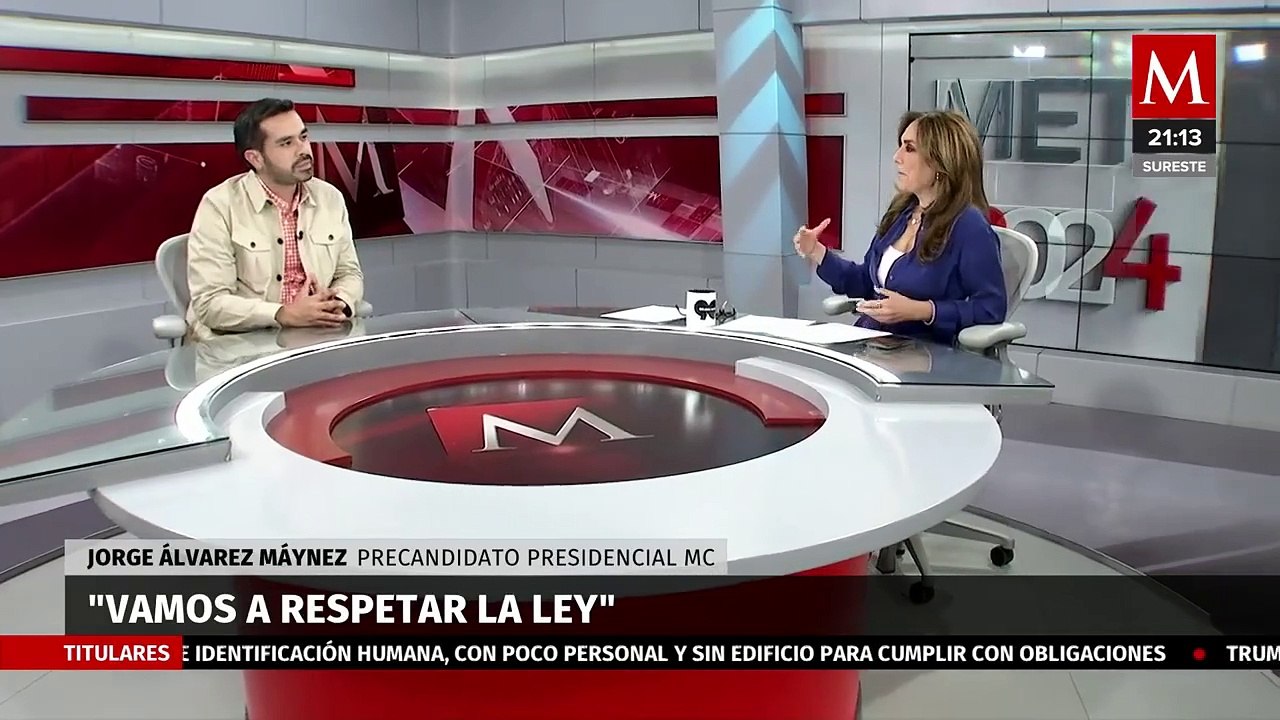 "Les vamos a dar la vuelta sin trampa como ellas": Jorge Álvarez Máynez