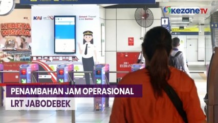 下载视频: PT KAI Tambah Jam Operasional LRT Jabodebek hingga Pukul 22.55 WIB