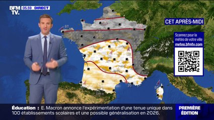 下载视频: Des pluies verglaçantes dans le nord du pays ce mercredi, avec des chutes de neige attendues en fin de journée