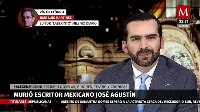 José Agustín pone en la literatura mexicana el lenguaje de los jóvenes : José Luis Martínez