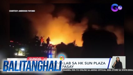 Grass fire, sumiklab sa HK Sun Plaza Access Road sa Pasay | BT