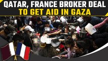 Israel-Hamas war: Qatar, France announces deal for medicine and aid to enter Gaza | Oneindia News