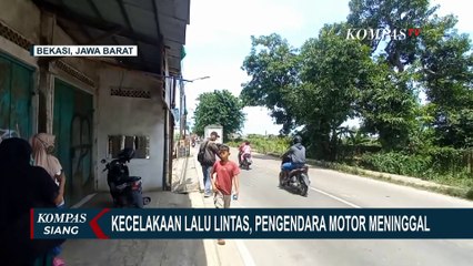 Kesaksian Warga Saat Kecelakaan di Babelan yang Menewaskan Pengendara Motor