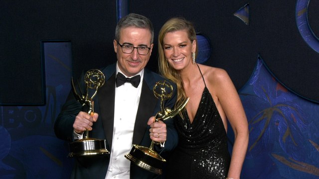 John Oliver and Kate Norley HBO & Max Post-Emmy Celebration Blue Carpet