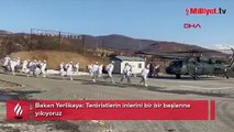 Bakan Yerlikaya: Teröristlerin inlerini bir bir başlarına yıkıyoruz