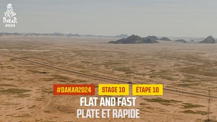 The first part of the stage is flat and very fast! - Stage 10 - #Dakar2024