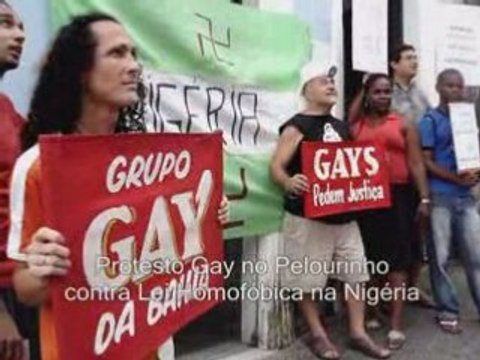 Gays protestam contra a Homofobia na Nigéria