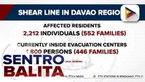 Bilang ng mga apektado ng pagbaha dulot ng shear line sa Davao Region, aabot sa higit 2K ayon sa NDRRMC