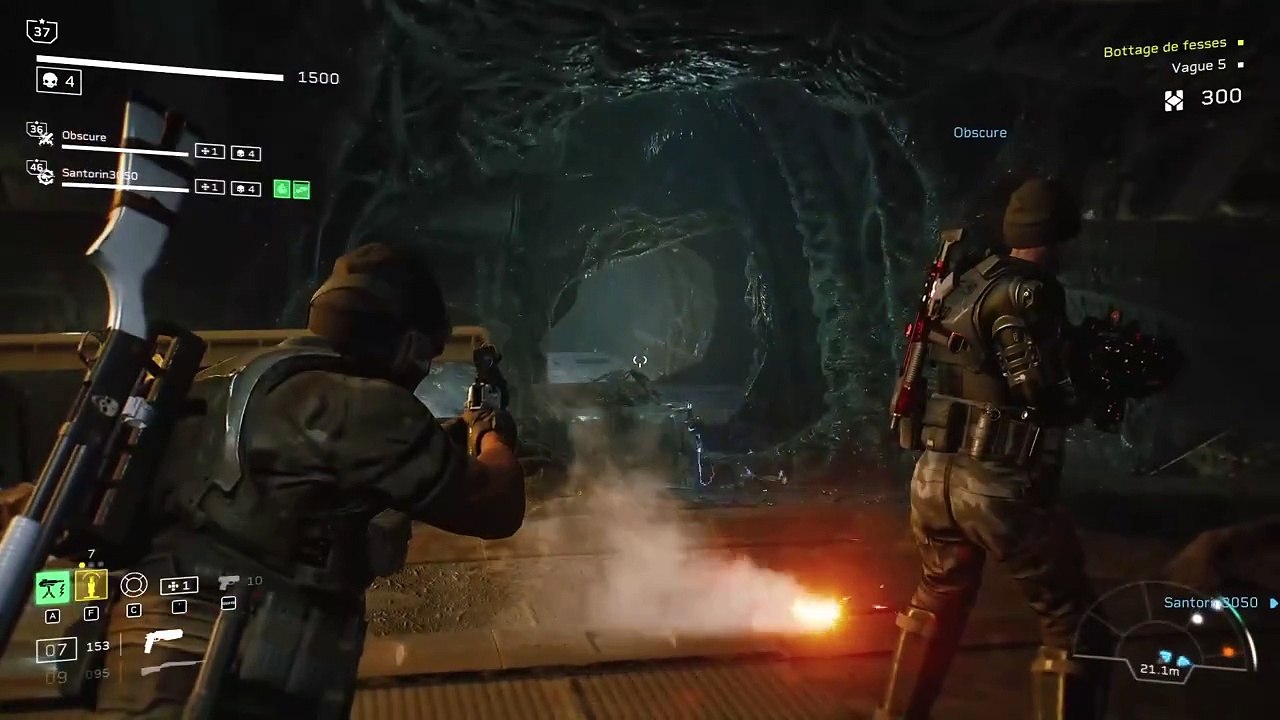 Aliens Fireteam Elite - Difficulté STD - Horde - 50 Vagues - Tour Likasi