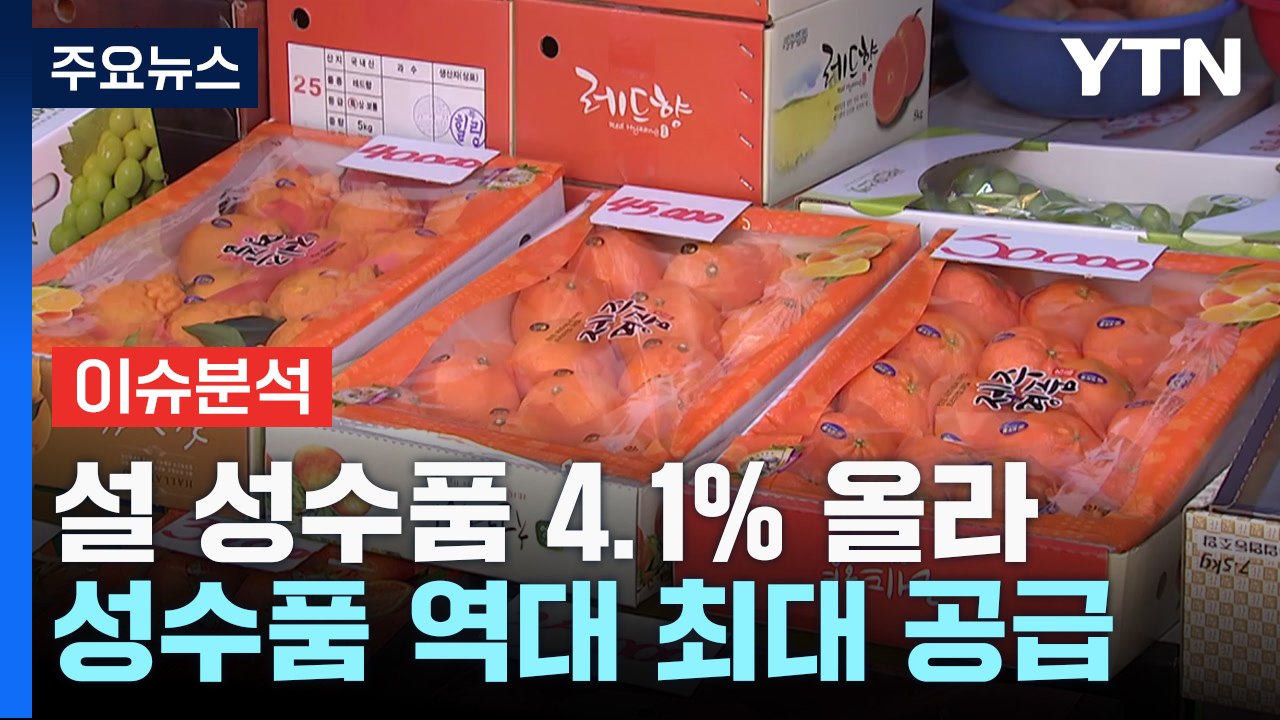 [뉴스큐] 역대 최대 규모 성수품 공급...'설 물가' 잡힐까? / YTN