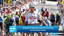 Cyclisme: le Mexicain Isaac Del Toro brille au Tour Down Under