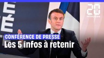 Conférence de presse : Les 5 infos à retenir de l'échange avec Emmanuel Macron