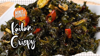 Resipi Kailan Crispy Mudah, Hanya Guna 6 Bahan Ini!