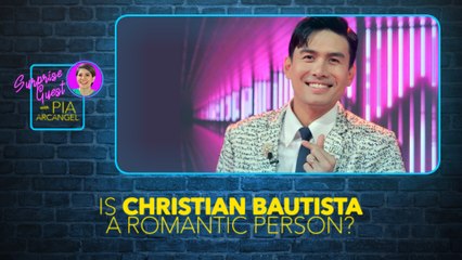 Romantiko ba sa totoong buhay si Christian Bautista? | Surprise Guest with Pia Arcangel