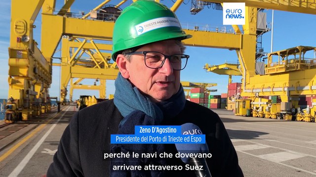 Crisi Mar Rosso, le conseguenze sul trasporto marittimo per il porto di Trieste