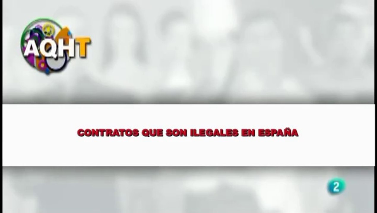 CONTRATOS QUE SON ILEGALES EN ESPAÑA