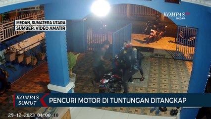 2 Pencuri Motor di Tuntungan yang Aksinya Viral Ditangkap
