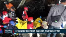 Kebakaran Toko Bahan Bangunan di Cianjur, 3 Karyawan Tewas