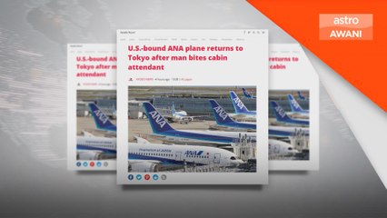 Pesawat berpatah balik ekoran penumpang gigit lengan kru kabin