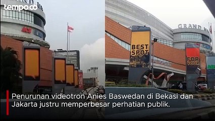 Pengamat Sebut Penurunan Videotron Anies Baswedan Justru Memperkuat Pendukungnya