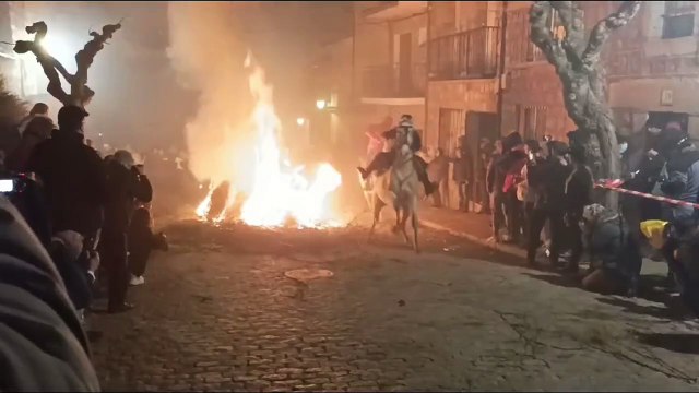 Luminarias en San Bartolomé de Pinares
