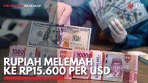 Rupiah Melemah ke Rp15.600 Per USD