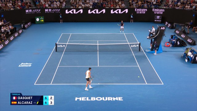 Richard Gasquet a tenu un set avant de céder face à Carlos Alcaraz : Les temps forts du match