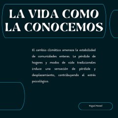 Tải video: Miguel Mawad –  Ecoansiedad y preocupación ambiental. Cada vez es mayor el estrés y la ansiedad asociados al medio ambiente.