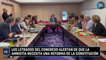 Los letrados del Congreso alertan de que la amnistía necesita una reforma de la Constitución