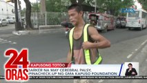 Barker na may cerebral palsy, ipinacheck-up ng GMA Kapuso Foundation | 24 Oras