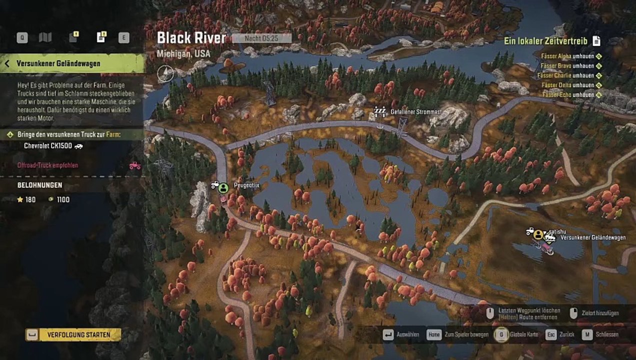 Mit klammen Tank an der Zapfsäule. SnowRunner #4