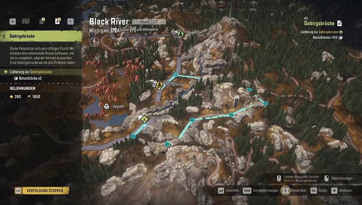 Betonklotztransport mit dem Vierachser. SnowRunner #3